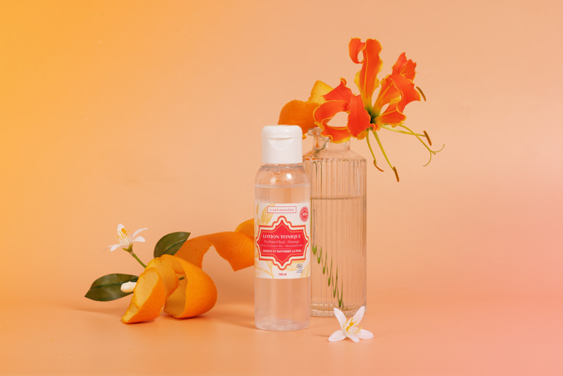 Lotion Tonique du Soir Parfum Chaï & Orange : Un soin envoûtant !