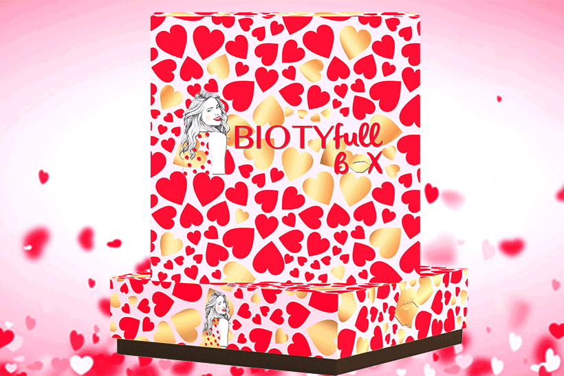 BIOTYFULL Box Février 2018 : L’Amoureuse (Saint-Valentin). Découvrez son Contenu