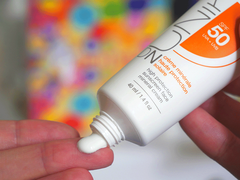 Crème Solaire Haute Protection SPF 50 - DN-UNIK - Etape 1