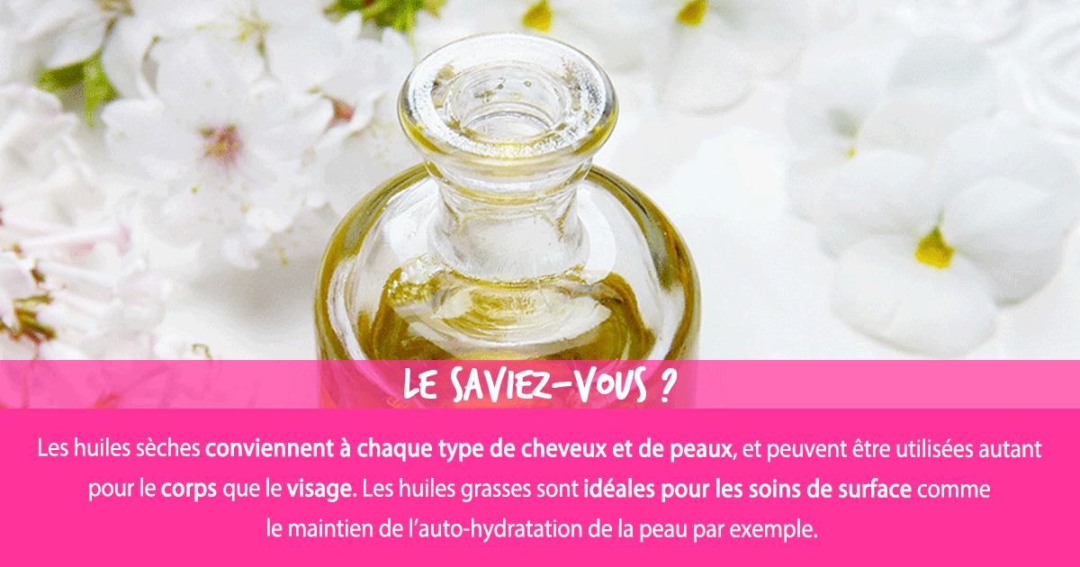 Huile sèche et grasse : Quelles sont les différences entre une huile sèche et une huile grasse ?