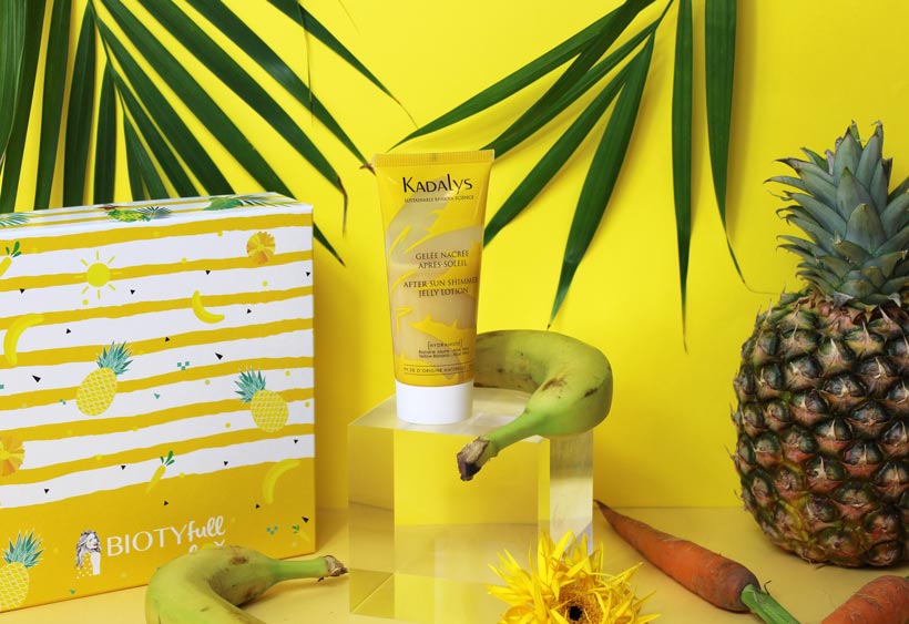 Gelée Nacrée Après-Soleil Banane Jaune – Aloe Vera 100% bonne humeur !