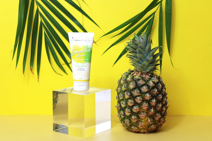 Lait capillaire ananas