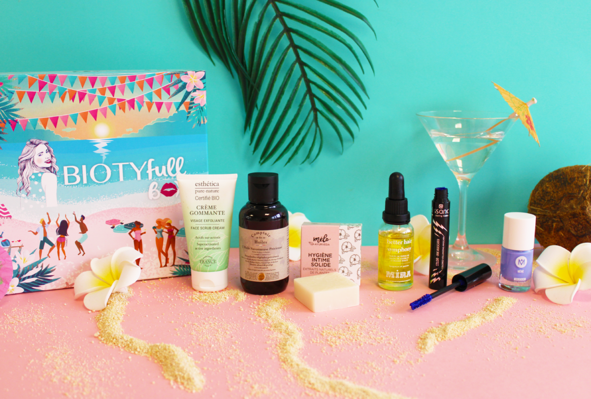 Routine Beauté Bio Retour de Plage : La BIOTYFULL Box Retour de Plage / Soirée Estivale