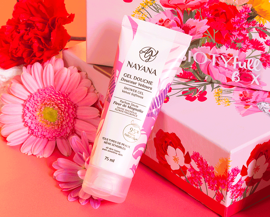 Gel Douche Douceur Velours de NAYANA : pour une peau nettoyée, parfumée et douce au toucher !