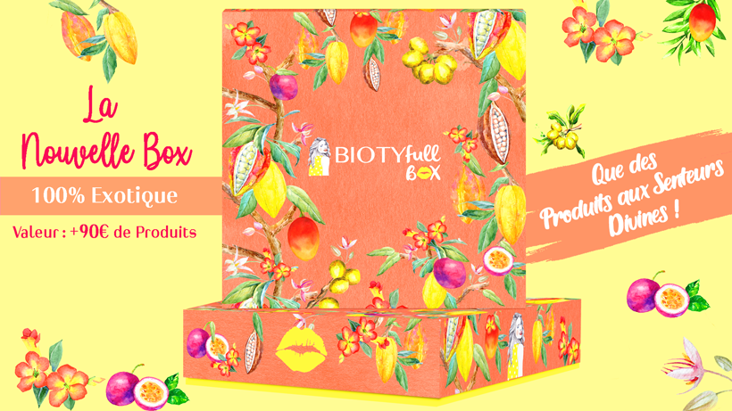 Avis Biotyfull Box Novembre 2021 : La Box Beauté 100% Exotique