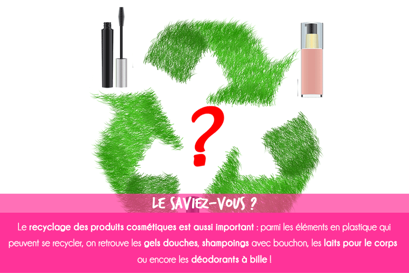 Le recyclage des produits cosmétiques, astuces et gestes à adopter