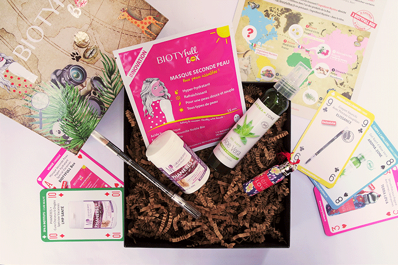 BIOTYFULL Box L’Aventurière : La Box Beauté Bio qui vous fait Voyager !