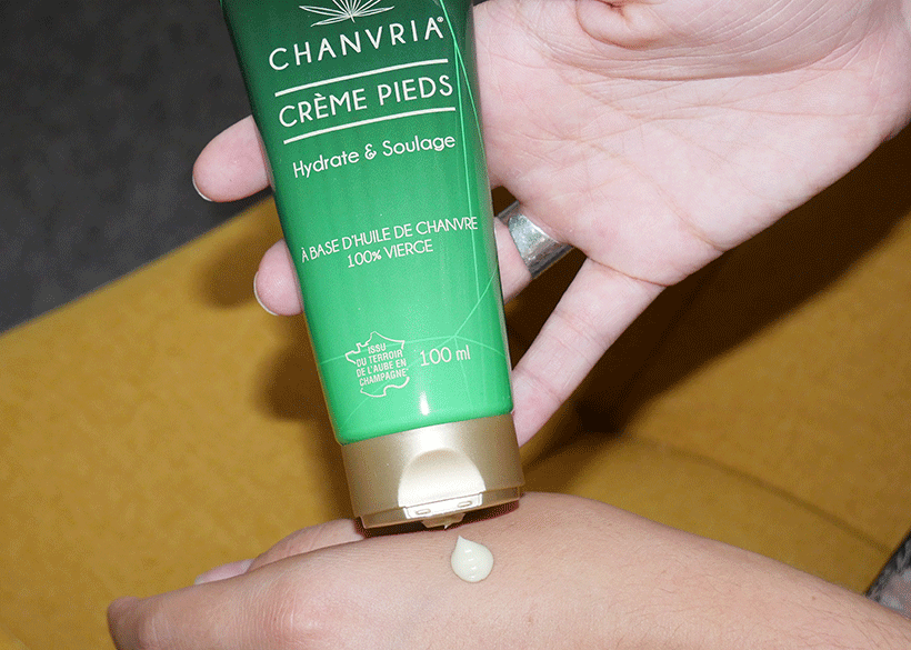 Crème Pieds Bio - CHANVRIA - Texture