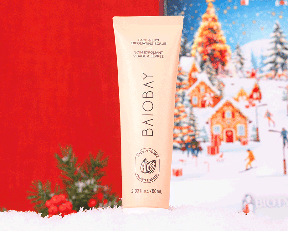 Soin Exfoliant 2-en-1 Visage et Lèvres de Baiobay : le double soin qu’il vous faut !