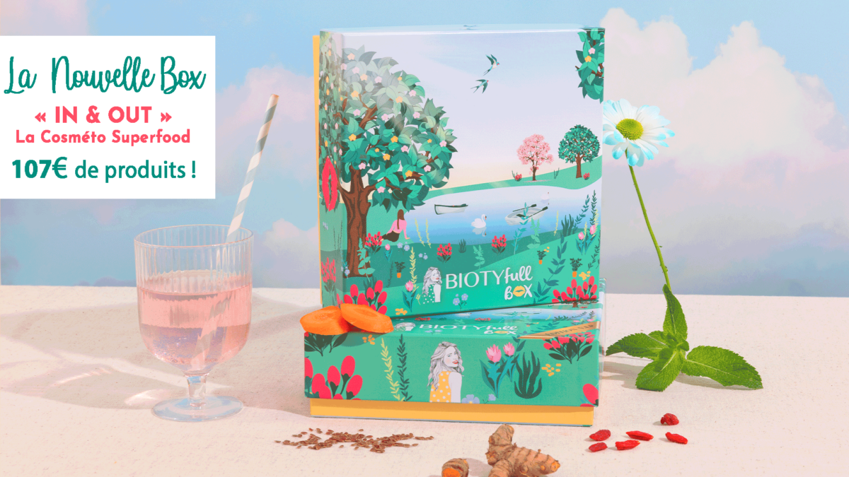 biotyfull box juin 2023 in & out la cosmeto superfood