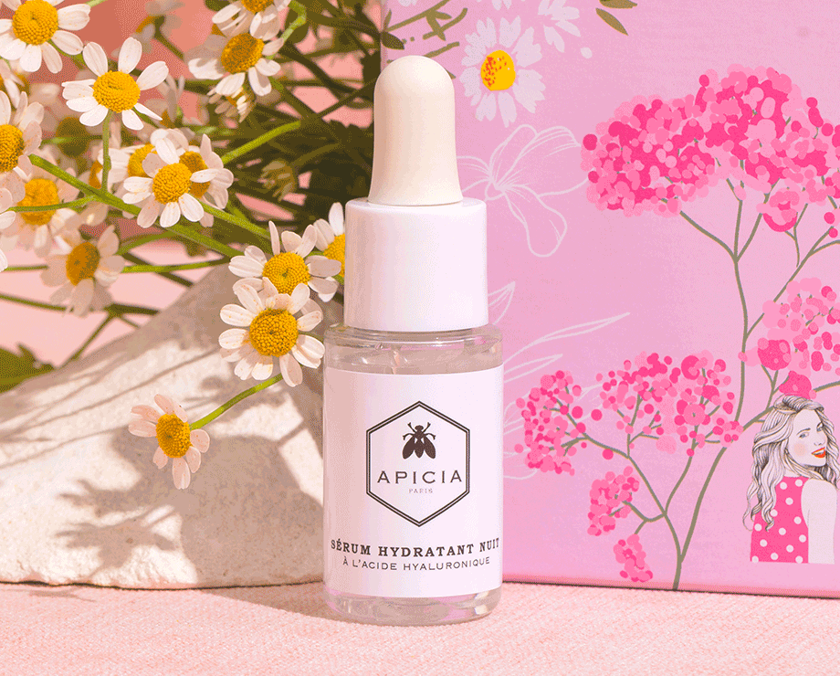 Sérum Hydratant Nuit à l’Acide Hyaluronique d’Apicia : une peau repulpée et régénérée !