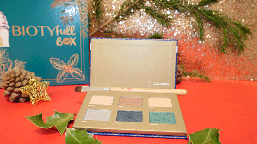 Palette de Maquillage 6 Fards à Paupières « Sparkling Winter » + son Biotyfull Pinceau : Des yeux de biche qui scintillent pour les fêtes !