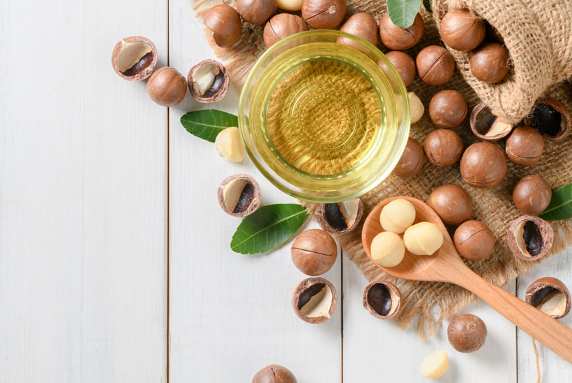 L'huile de noix de macadamia : une huile très riche idéale pour les peaux  sensibles