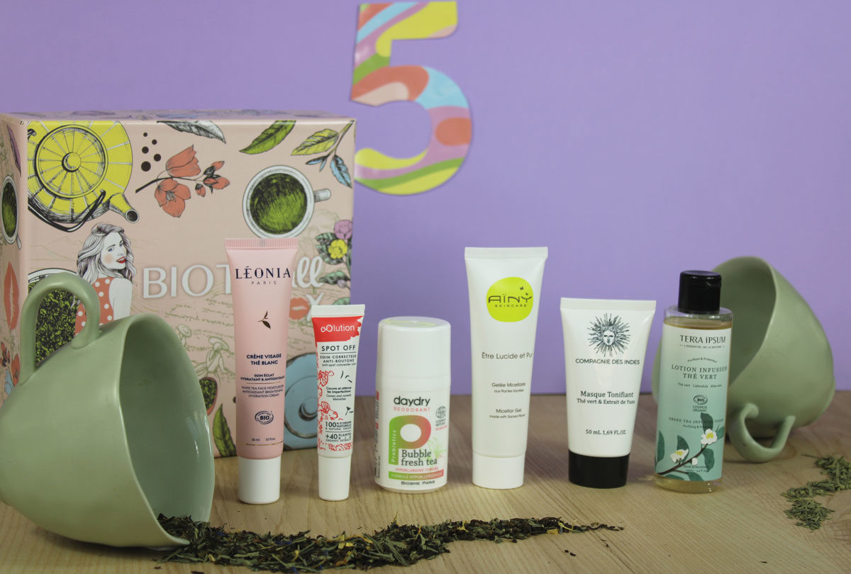 Routine Beauté Bio 100% Thé : La BIOTYFULL Box de Septembre 2020