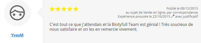 avis biotyfull box de Yves M sur Pages Jaunes