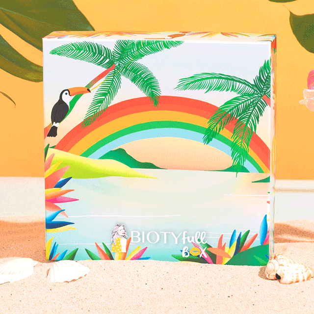 biotyfull box juillet 2023 outre-mer aux cosmétiques arc-en-ciel photo 2