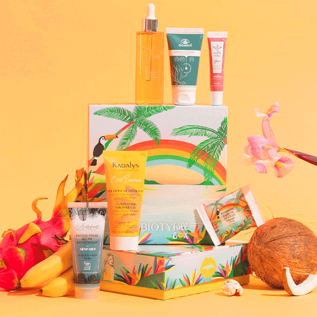 biotyfull box juillet 2023 outre-mer aux cosmétiques arc-en-ciel photo 3