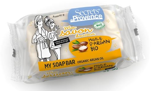 SECRETS DE PROVENCE - Savon Bio à l'huile d'Argan